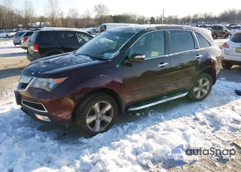 2013 Acura Mdx Technology Package z USA, uszkodzony, nr VIN 2HNYD2H34DH512874